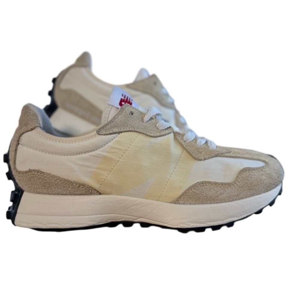 New Balance 327 Angora Suede Womens 10.5 / Men's 9 Beige White Sneakers WS327 - Picture 12 of 12